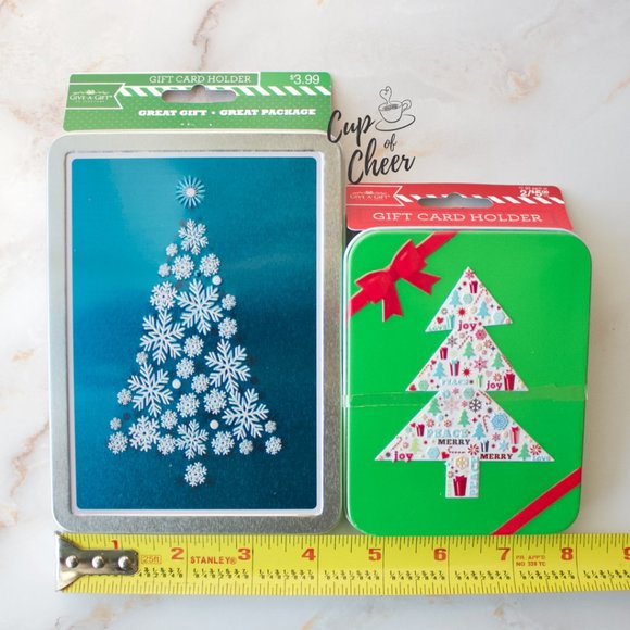 ✨$3 add on! 🎁Gift Card Christmas Tin Case - Picture 4 of 4